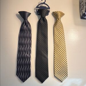 Boys clip on Tie Trio